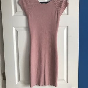 Cute form fitting pink dress